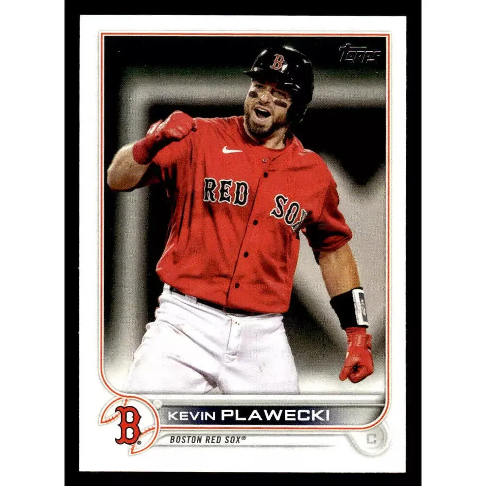2022 Topps #393 Kevin Plawecki Card Boston Red Sox